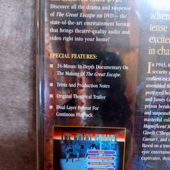 The Great Escape Steve McQueen DVD New - Picture 4 of 7